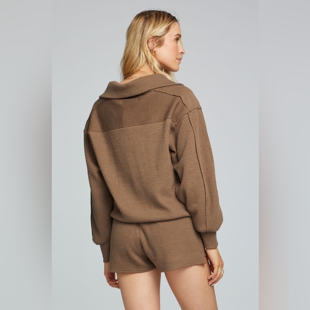 Saltwater LUXE Halfzip Pullover Sweater - Picture 3 of 11